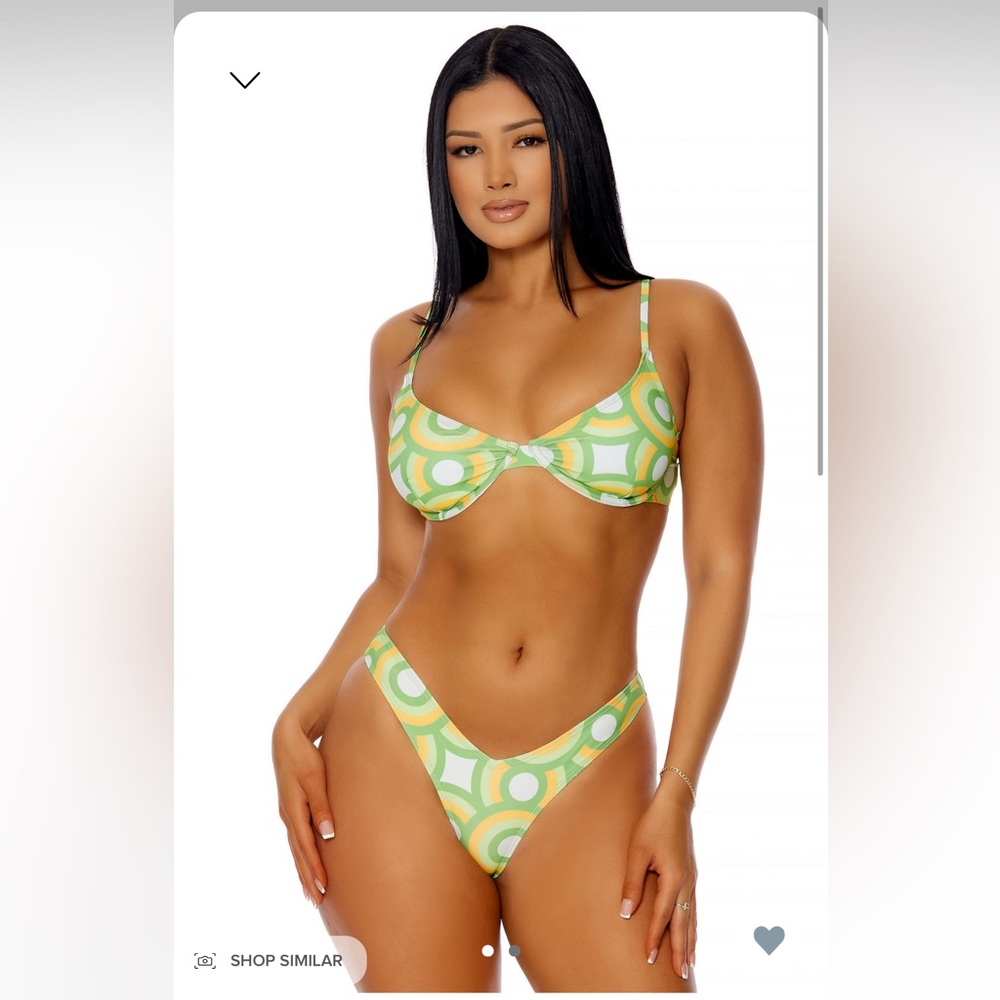 Fashion nova Wish you were here underwire 2 piece